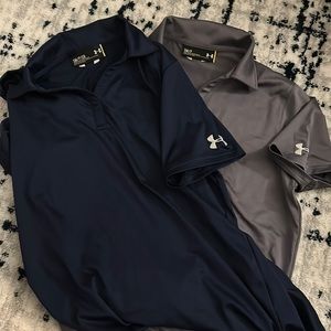 Women’s Under Armour polos set of two